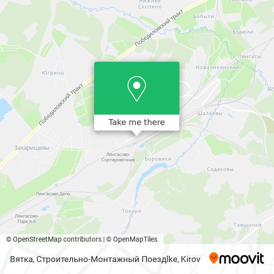 Вятка, Строительно-Монтажный Поездlke map