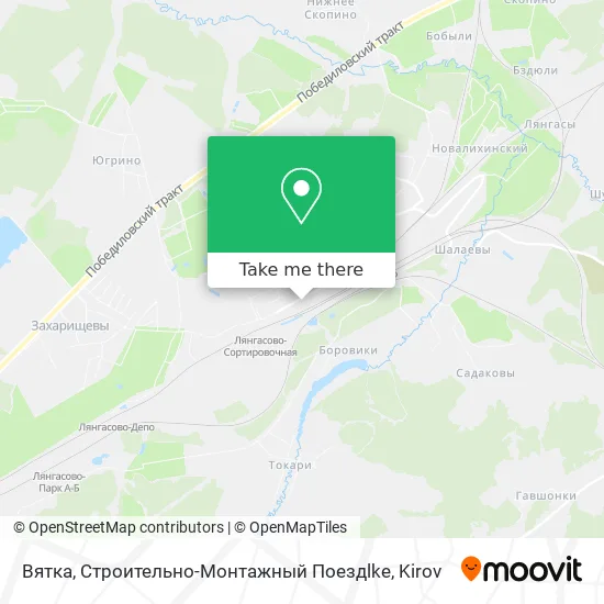 Вятка, Строительно-Монтажный Поездlke map
