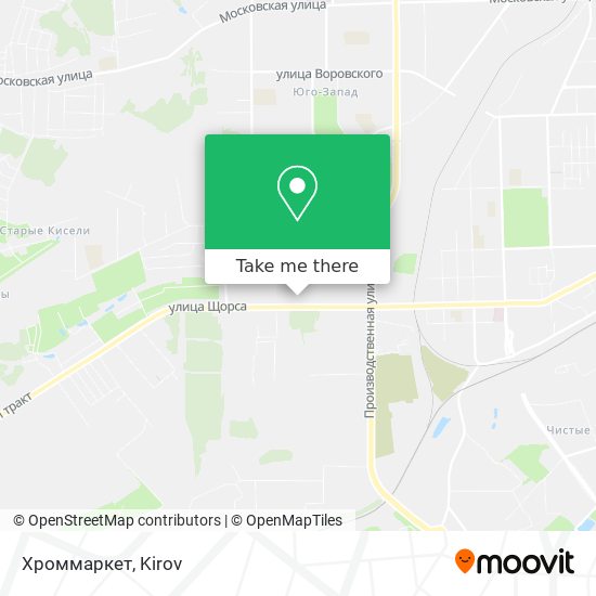 Хроммаркет map