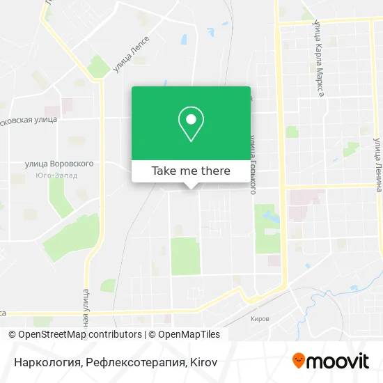 Наркология, Рефлексотерапия map