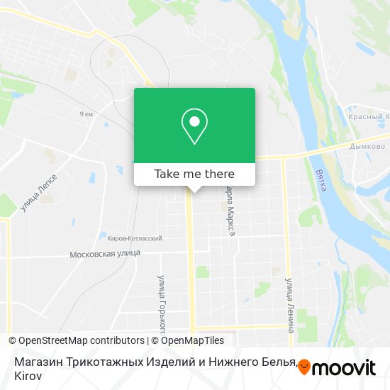 Магазин Трикотажных Изделий и Нижнего Белья map