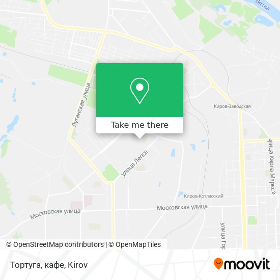 Тортуга, кафе map