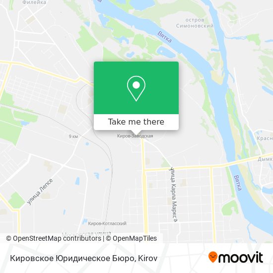 Кировское Юридическое Бюро map