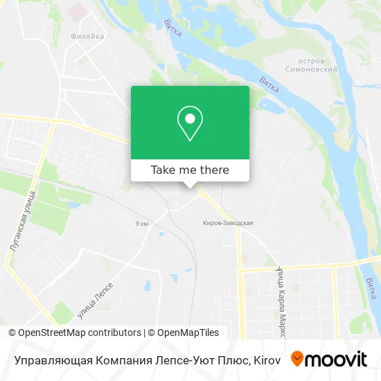 Управляющая Компания Лепсе-Уют Плюс map