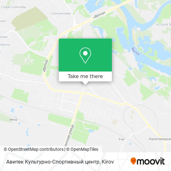 Авитек Культурно-Спортивный центр map