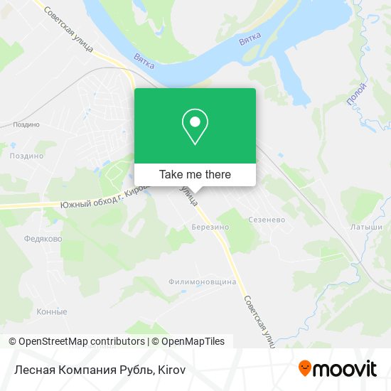 Лесная Компания Рубль map