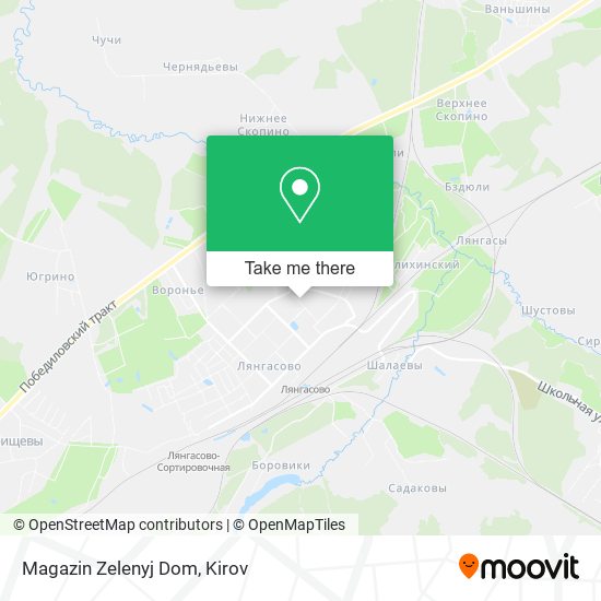 Magazin Zelenyj Dom map