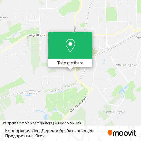 Корпорация-Лес, Деревообрабатывающее Предприятие map