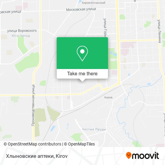 Хлыновские аптеки map