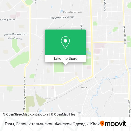 Глэм, Салон Итальянской Женской Одежды map