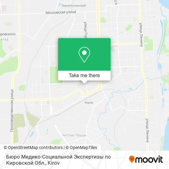 Бюро Медико-Социальной Экспертизы по Кировской Обл. map