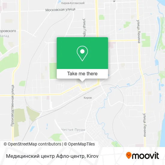 Медицинский центр Афло-центр map