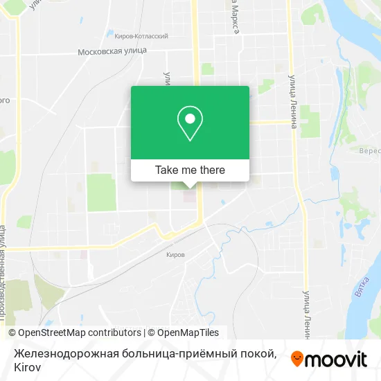 Железнодорожная больница-приёмный покой map
