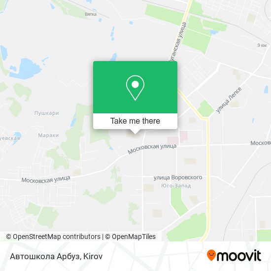 Автошкола Арбуз map