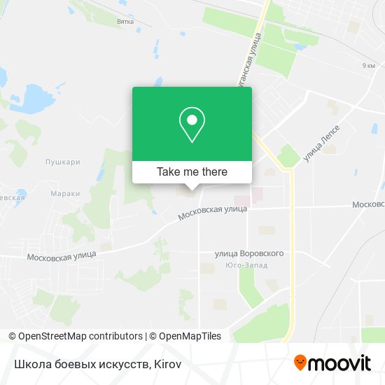 Школа боевых искусств map