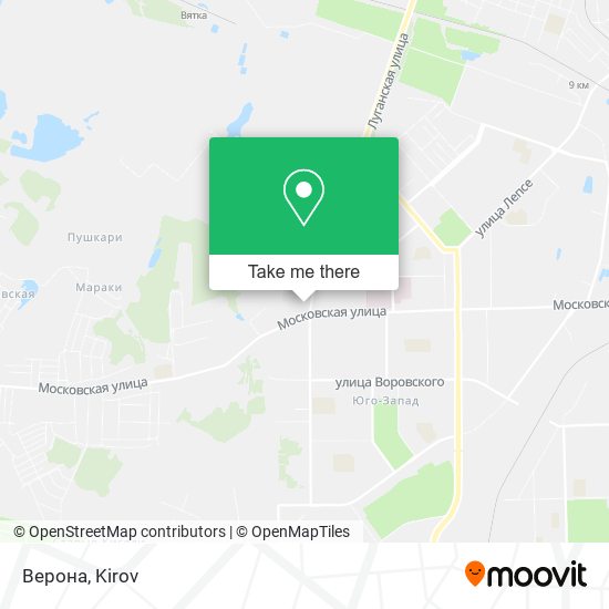 Верона map