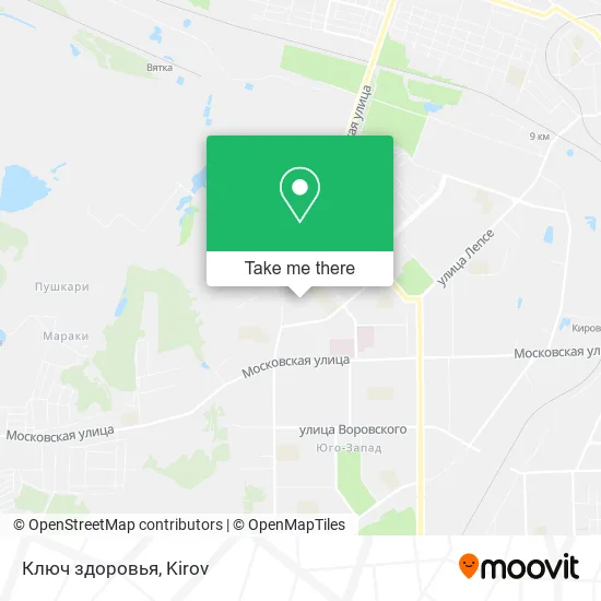 Ключ здоровья map