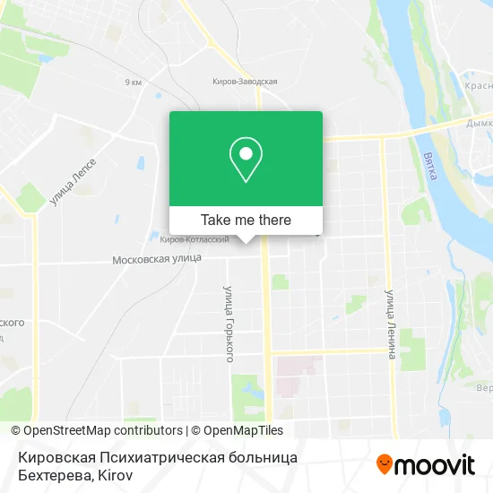Кировская Психиатрическая больница Бехтерева map