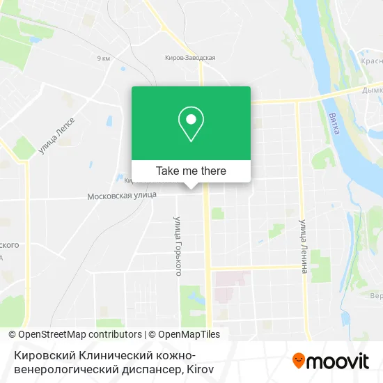 Кировский Клинический кожно-венерологический диспансер map