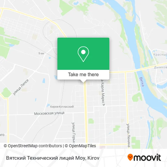 Вятский Технический лицей Моу map