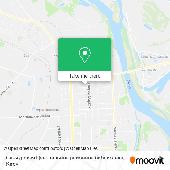 Санчурская Центральная районная библиотека map