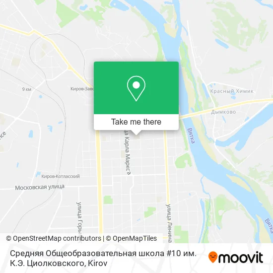 Средняя Общеобразовательная школа #10 им. К.Э. Циолковского map