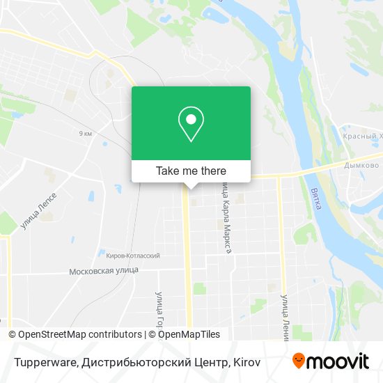 Tupperware, Дистрибьюторский Центр map