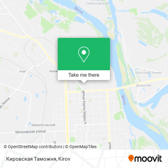 Кировская Таможня map