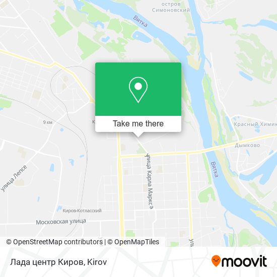 Лада центр Киров map