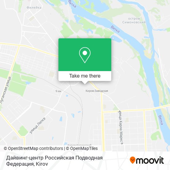 Дайвинг-центр Российская Подводная Федерация map