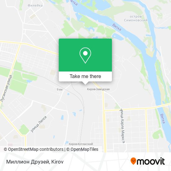 Миллион Друзей map