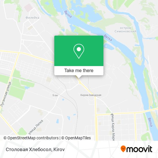 Столовая Хлебосол map