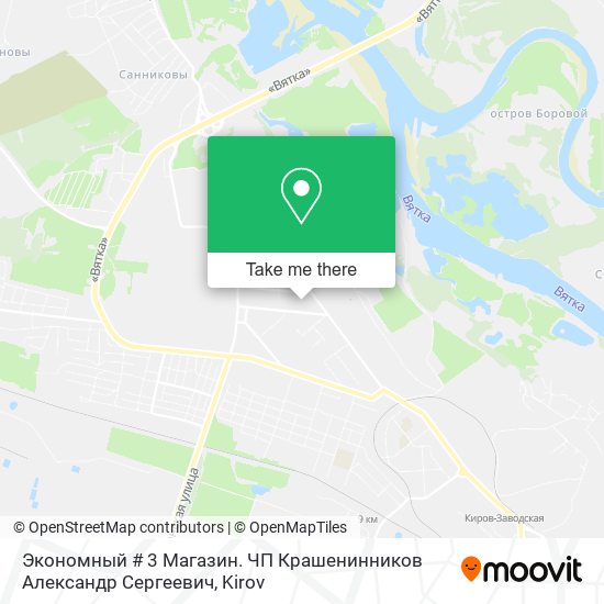 Экономный # 3 Магазин. ЧП Крашенинников Александр Сергеевич map