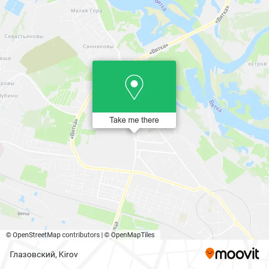 Глазовский map