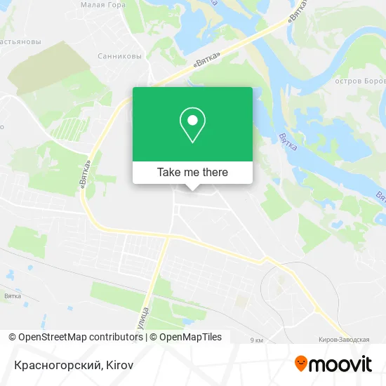 Красногорский map