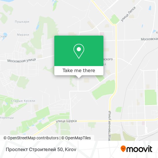 Проспект Строителей 50 map