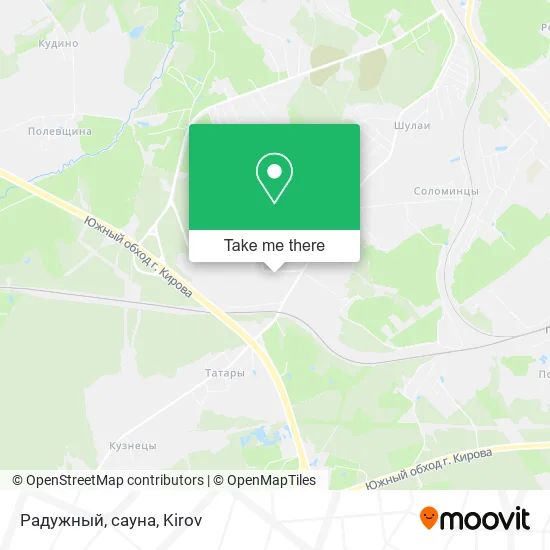 Радужный, сауна map