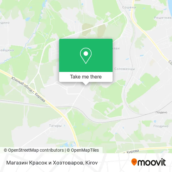 Магазин Красок и Хозтоваров map