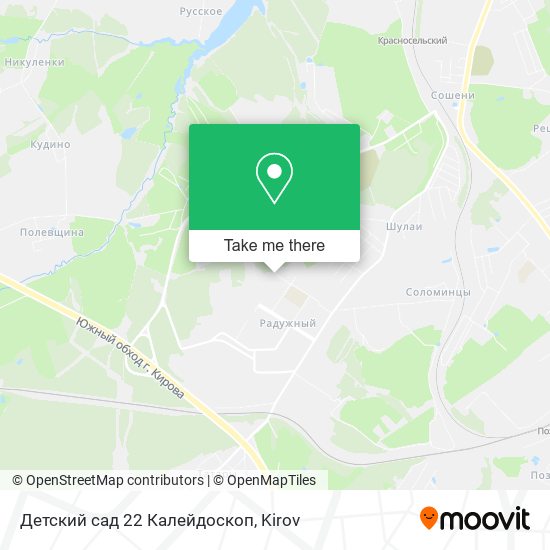 Детский сад 22 Калейдоскоп map