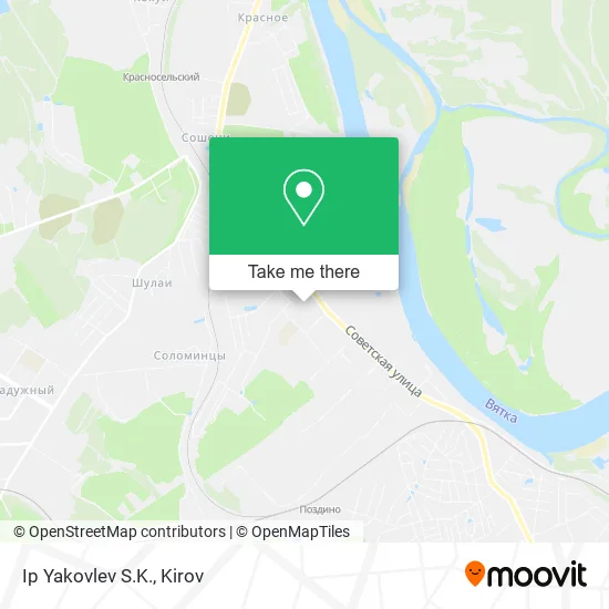 Ip Yakovlev S.K. map