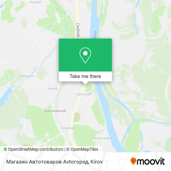 Магазин Автотоваров Avtoгород map