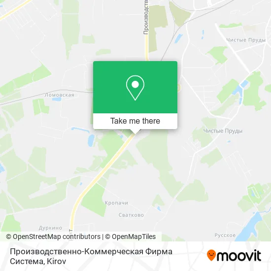 Производственно-Коммерческая Фирма Система map