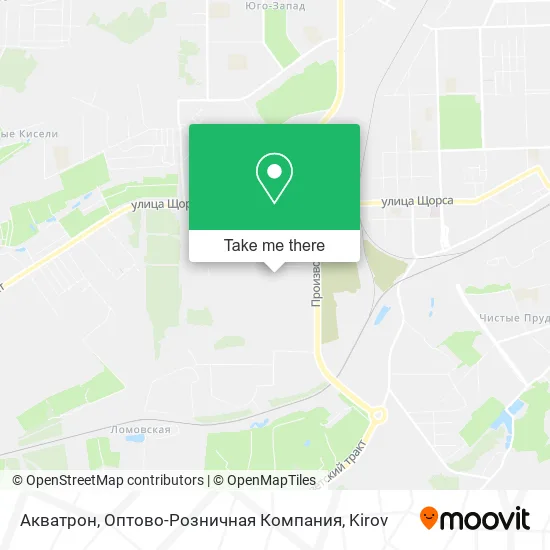 Акватрон, Оптово-Розничная Компания map