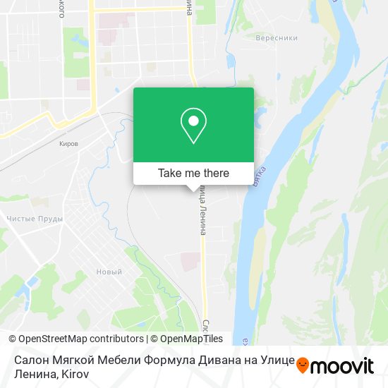 Салон Мягкой Мебели Формула Дивана на Улице Ленина map