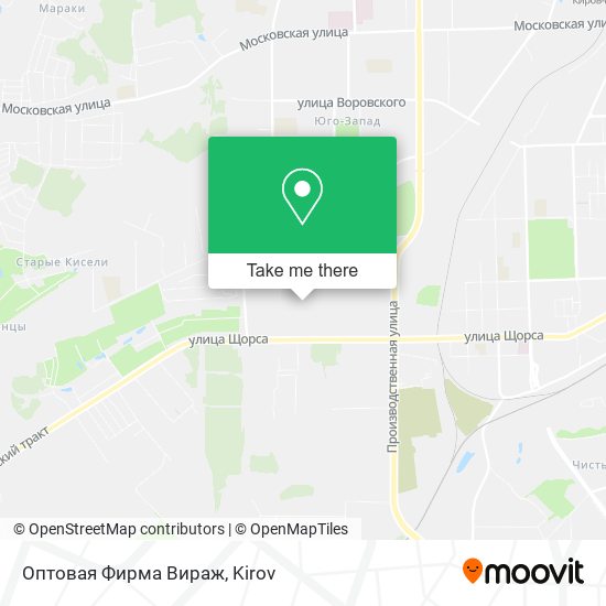 Оптовая Фирма Вираж map