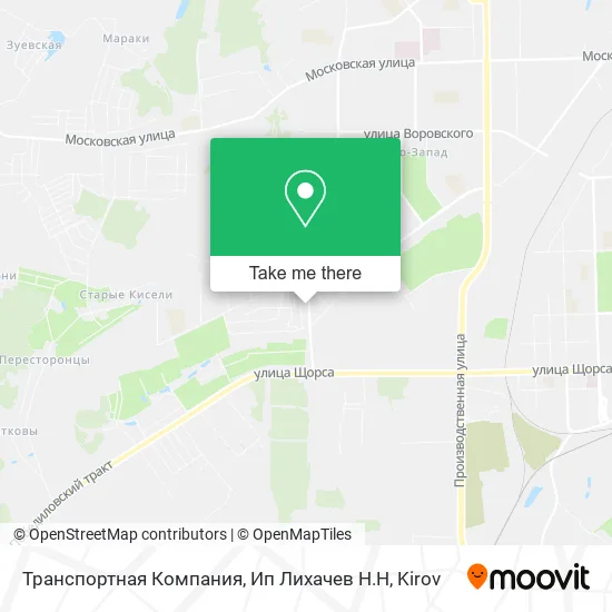 Транспортная Компания, Ип Лихачев Н.Н map