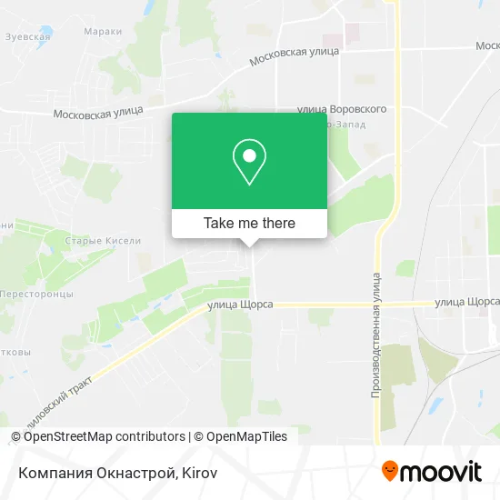 Компания Окнастрой map