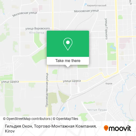 Гильдия Окон, Торгово-Монтажная Компания map