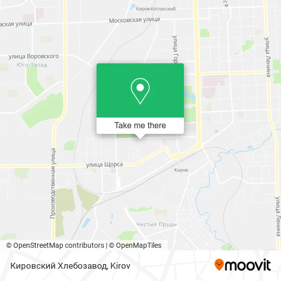 Кировский Хлебозавод map