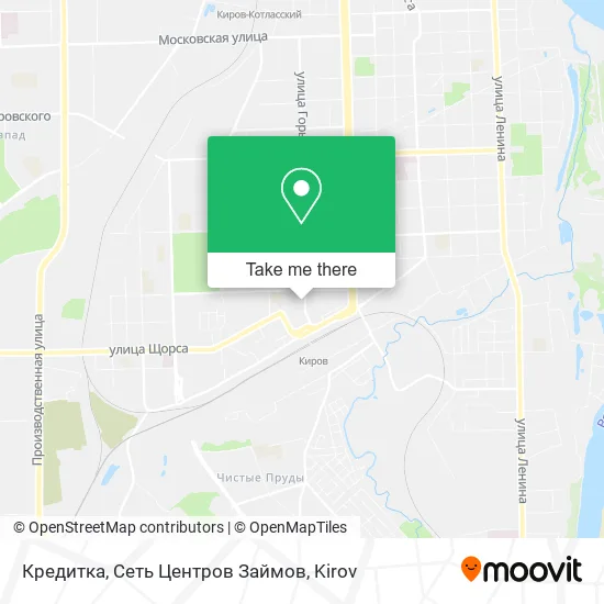 Кредитка, Сеть Центров Займов map